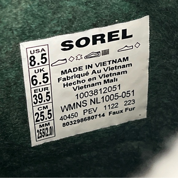 SOREL Women Sz 8.5 CARIBOU Lace-up Waterproof Snow Boots Comfortable INSULATION - Picture 12 of 12